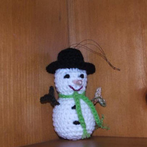 Snowman Ornament 4 1/2" photo 1