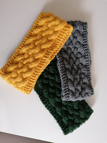 Flettet kabel-hodebånd - bycocoslilie