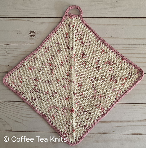 Mitered Seed Stitch