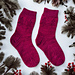 O Christmas Tree socks pattern 