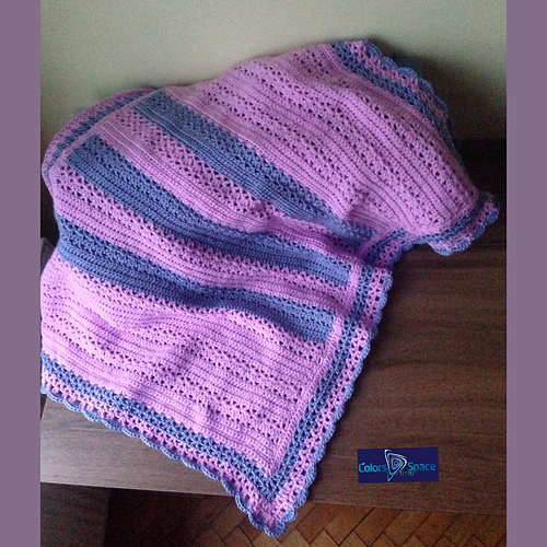 Ravelry Adeline Baby Blanket pattern by bright and scrappy