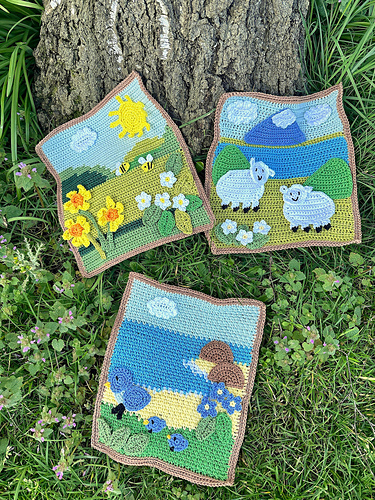 Spring Landscapes Picture Set