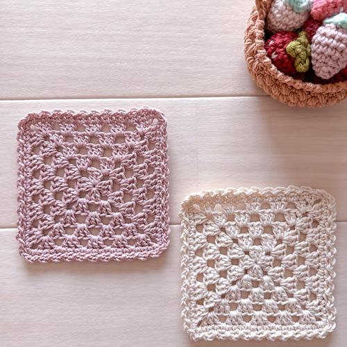 Granny square coaster