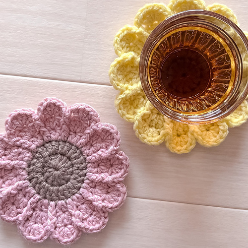 Sunflower coaster