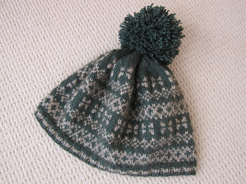 p.16 Striped Pompom Hat 編込みポンポン帽子 다른 모습 5