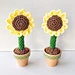 Maceta Girasol pattern 