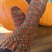 Autumn Leaves Socks pattern 