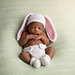 long eared bunny set , #6 pattern 
