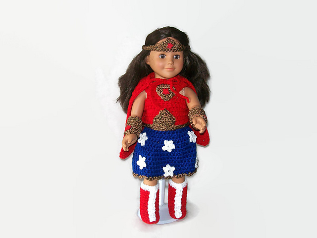 wonder woman doll clothes