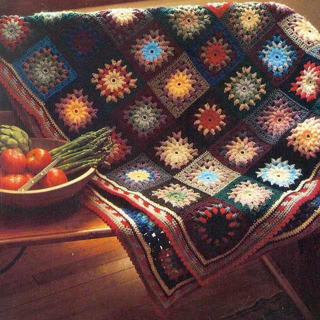 Ravelry PuffStitch Crocheted Afghan pattern by Clara Storm