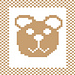 Bear Dishcloth pattern 