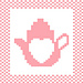 Big Heart Teapot pattern 