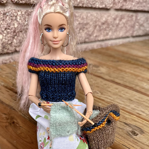 Ravelry Barbie Chic Shawl pattern by Chic and Regal Knits