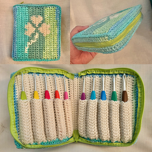 Clover Amour Ergonomic Crochet Hook Case