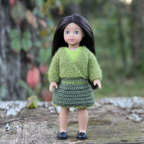10" Doll Wrap Skirt photo 7
