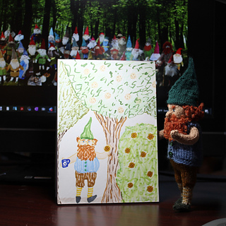Rupert as Fred el gnomo que vive en el bosque encantado donde crecen las galletas en los arboles.