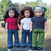 Placket Tee for Mini AG Dolls pattern 