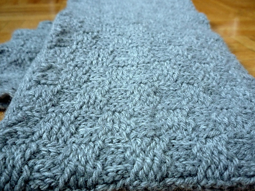 Slip Stitch Basket Weave Scarf photo 6