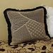 Filet pillow "Balance" pattern 