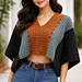 Jean Genie Crop Poncho pattern 