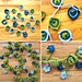 Peacock AND Curly Q's Garlands pattern 