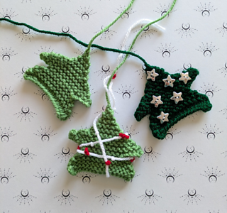 Star Tree Tag Ravelry: Knitted Tree Star Tags pattern by creative neats