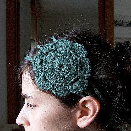 Headband with Flower 다른 모습 3