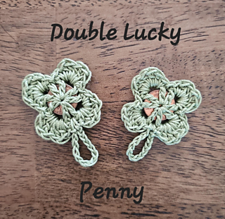 Easy Lucky Penny Holder crochet pattern