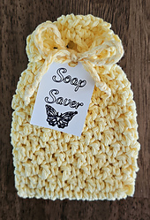 Soap Saver crochet pattern that is cute and quick. Comes with tag templates for sales