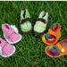 Three pairs of colorful Baby booties Crochet Pattern - Drei Paar bunte Babyschuhe Häkelanleitung