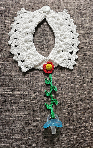 lacey baby collar crochet pattern