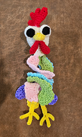 whimsical chicken crochet pattern