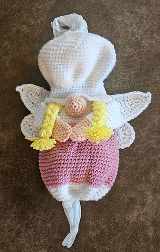 Kitchen cleanup fairy crochet pattern