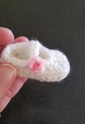 Miniature Baby's First Mary Jane Baby Booties photo 4