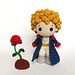 The Little Prince and The Rose pattern