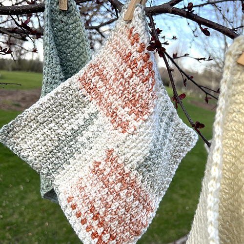 Around The Block Dishcloth