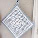 Filet Snowflake Potholder pattern