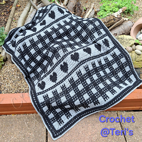 Love Check Chunky Mosaic Throw