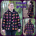 Chunky Chequerboard Mosaic Duffel Coat pattern 
