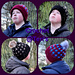 Cheeky Chequered Mosaic Hats pattern 