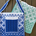 Fading Snowflakes Tote pattern 