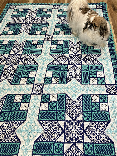 Blackwork's Beauty Afghan