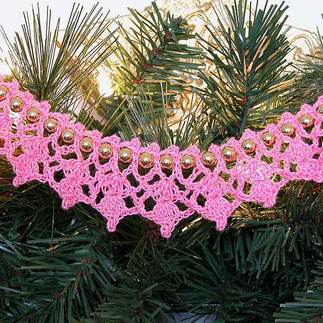 Ravelry Pink Garland pattern by Kathryn A. Clark