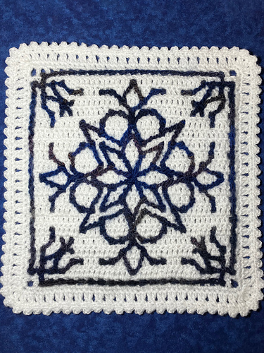 Blackwork-Style Squares photo 8