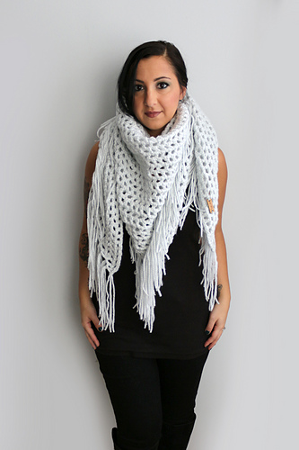 Chunky Fringe Shawl photo 2