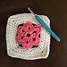 As beautiful as a flower afghan square pattern 
