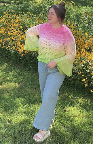 Tina crocheted size 5 with a 100% cotton yarn.
tntcrochethookers