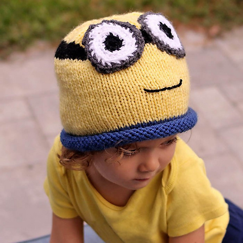 Ravelry: Kid's Minion Hat pattern by Gina Michele