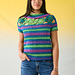Floraison Tee pattern 