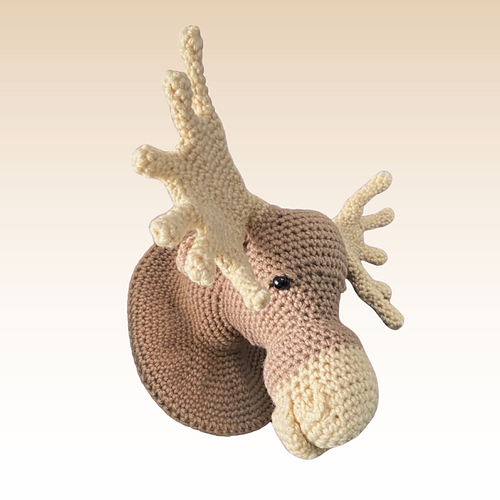 Moose Head Faux Taxidermy